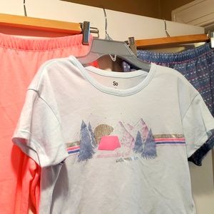 SO 3 Piece Pajama Set - Girls size 14